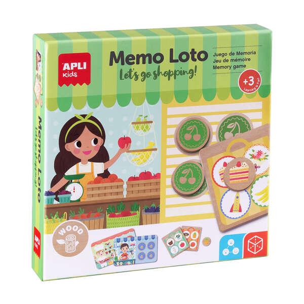 Applica il loto in legno - Gioco di memoria e detrazione - tavola in legno da 155x95 cm - 32 cm Chip di legno - sacchetto acqu