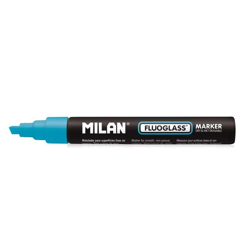 Superficie liscia per fluoglass Milano - punta morbida - tempesta da 2 - 4 mm - Cancellazione facile - colore blu