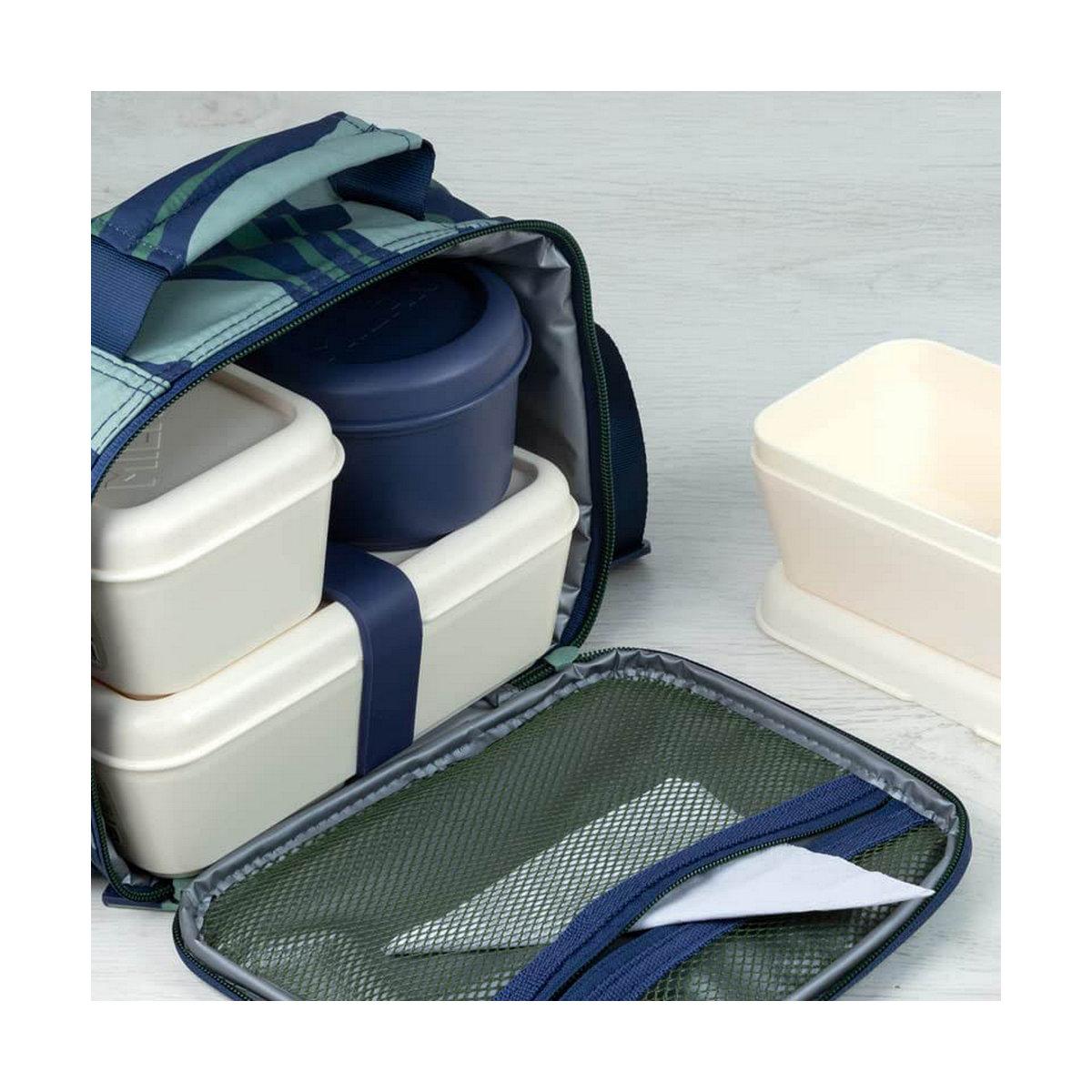 Porta Pranzo Quadrato con Coperchio Milan 330 ml