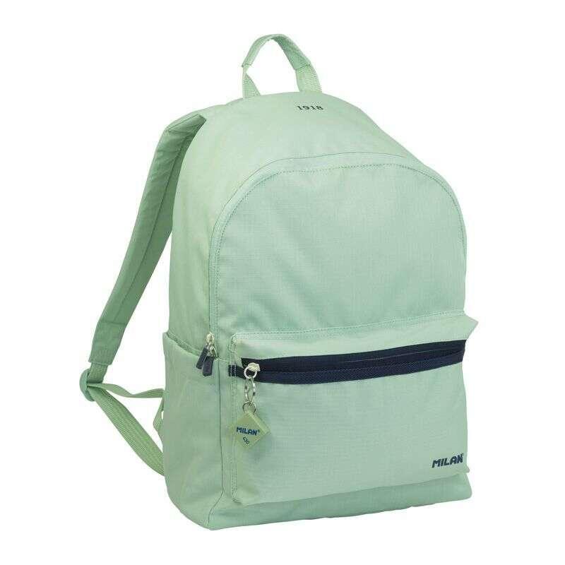 Zaino Urban Milan Serie 1918 22L - Tasca Frontale 2 Tasche Laterali - Manici Regolabili e Imbottiti - Dimensioni 41x30x18cm -
