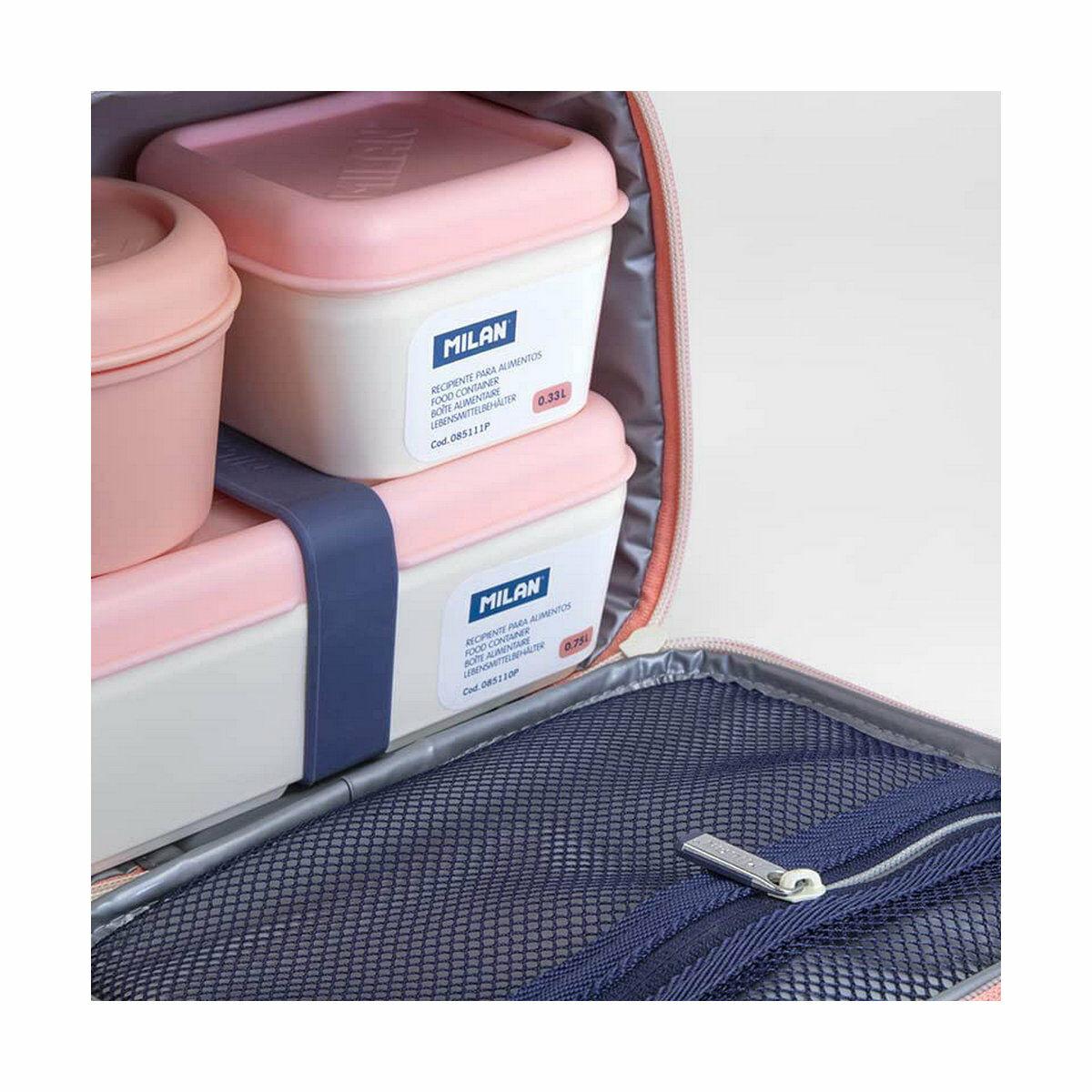 Portamerenda Termico Milan Rosa 23 x 20 x 11 cm