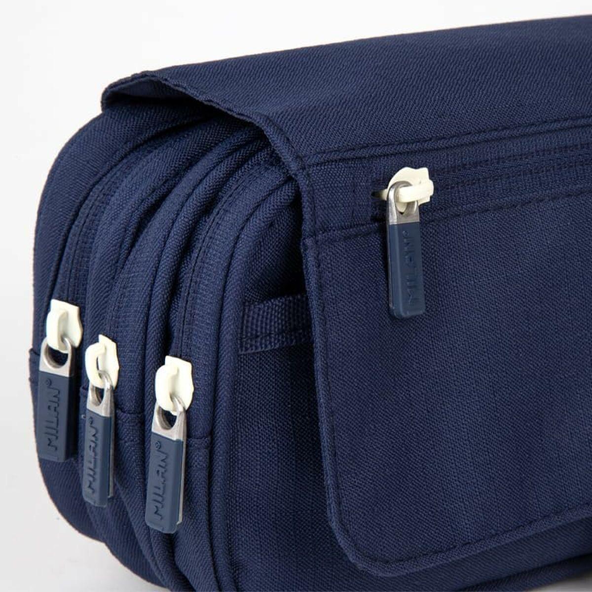 Astuccio Scuola Milan Serie1918 Azzurro 13 x 24 x 10 cm