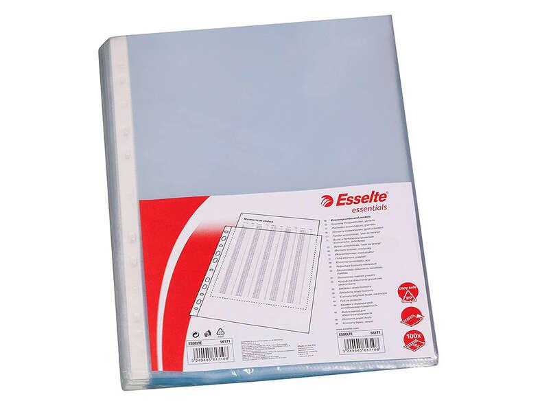 Esselte Confezione da 100 portadocumenti Multitatatadro rame - Formato A4 - Formato 16 per tela - 80 micron - pelle arancione -