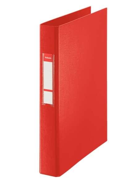 Carta con anelli Esselte - Formato Folio - Capacit di 190 nebbie - 2 anelli da 25 mm - colore rosso