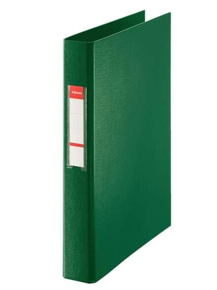 Card Esselte Anelli - Formato Folio - Capacit di 190 nebbie - 2 ospiti da 25 mm - colore verde