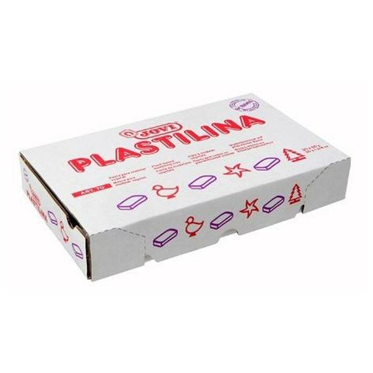 Plastilina Jovi Bianco 50 g (30 Pezzi)