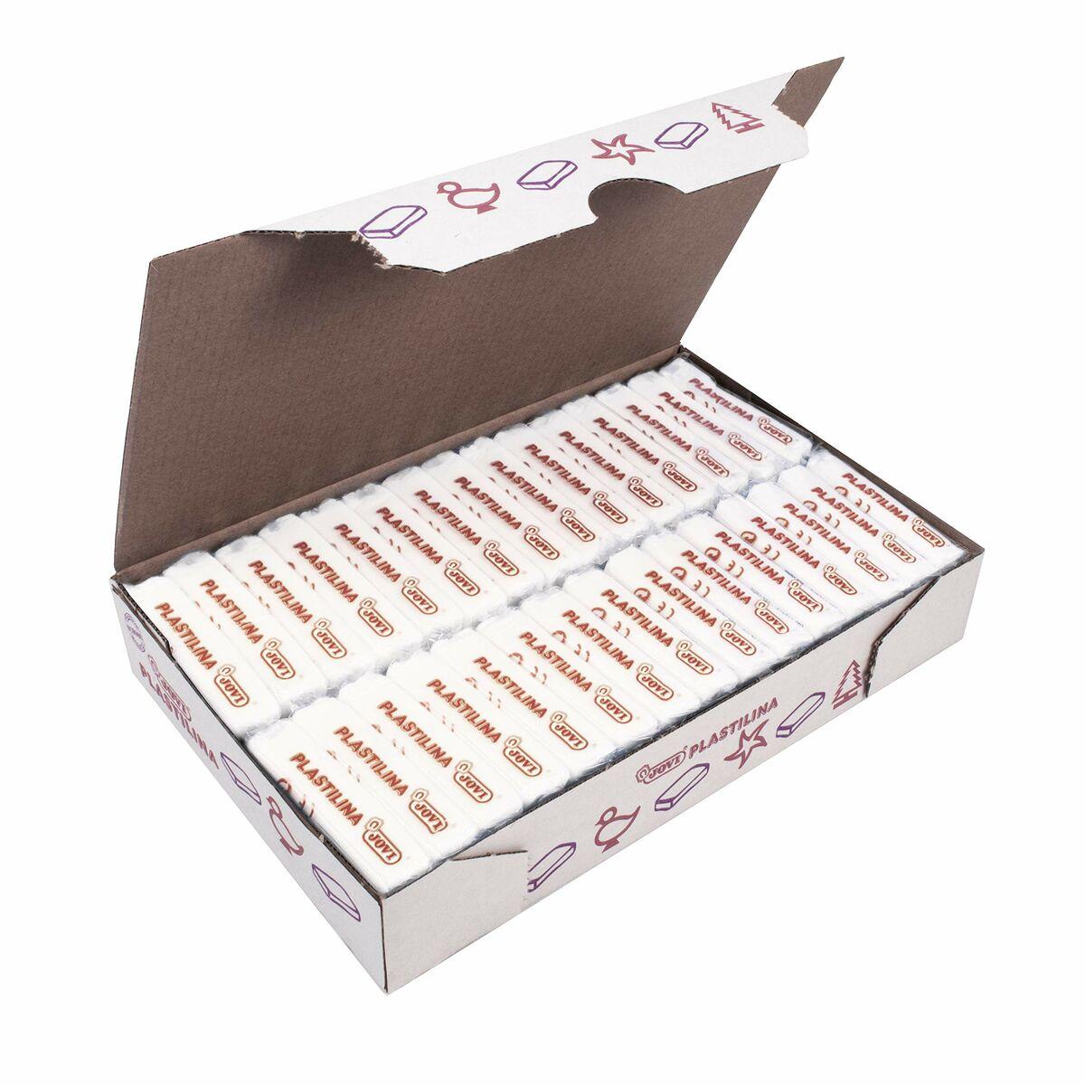 Plastilina Jovi Bianco 50 g (30 Pezzi)