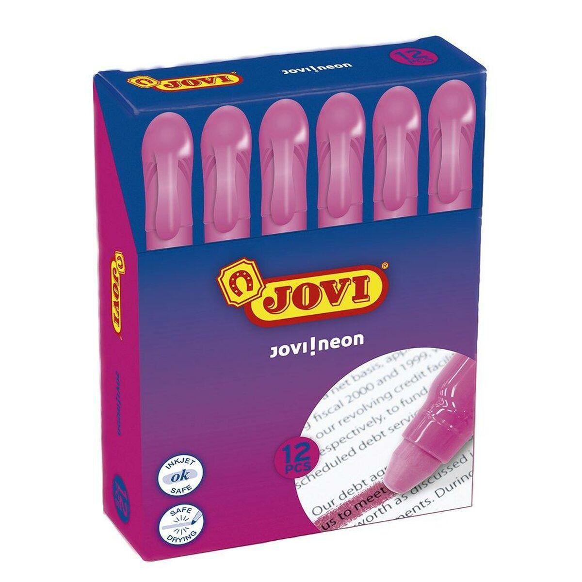 Evidenziatore Jovi Jovi!neon Fucsia 12 Pezzi