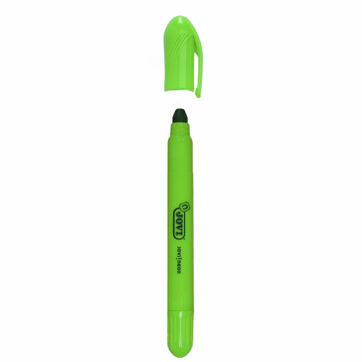 Evidenziatore Jovi Jovi!neon Verde 12 Pezzi