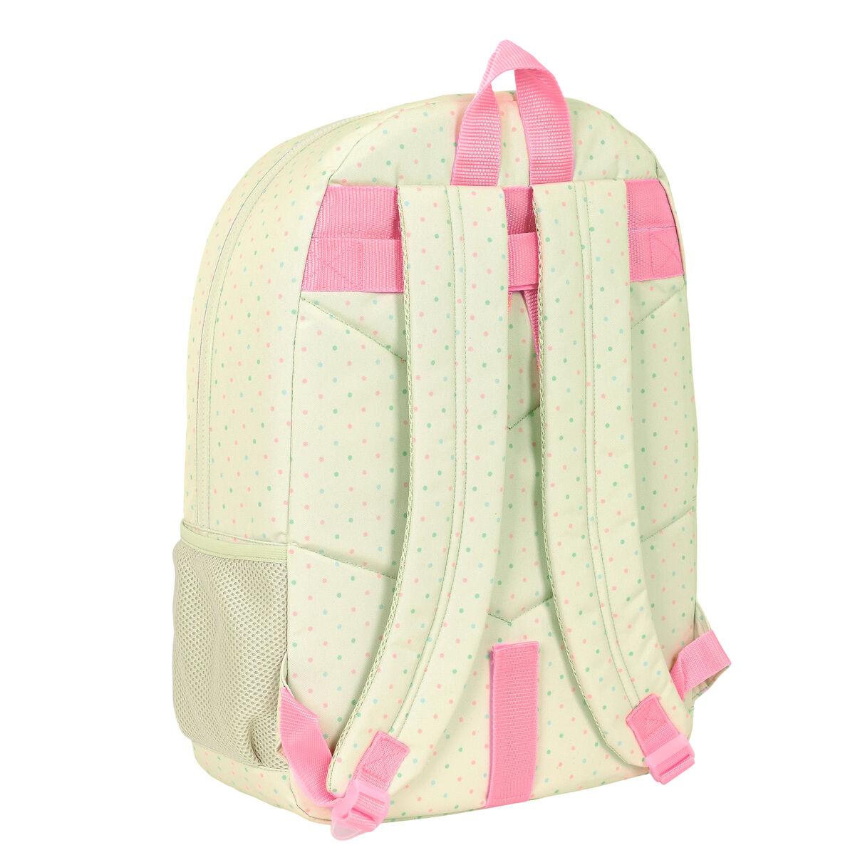 Zaino Scuola Glow Lab Magic flow Beige 30 x 46 x 14 cm