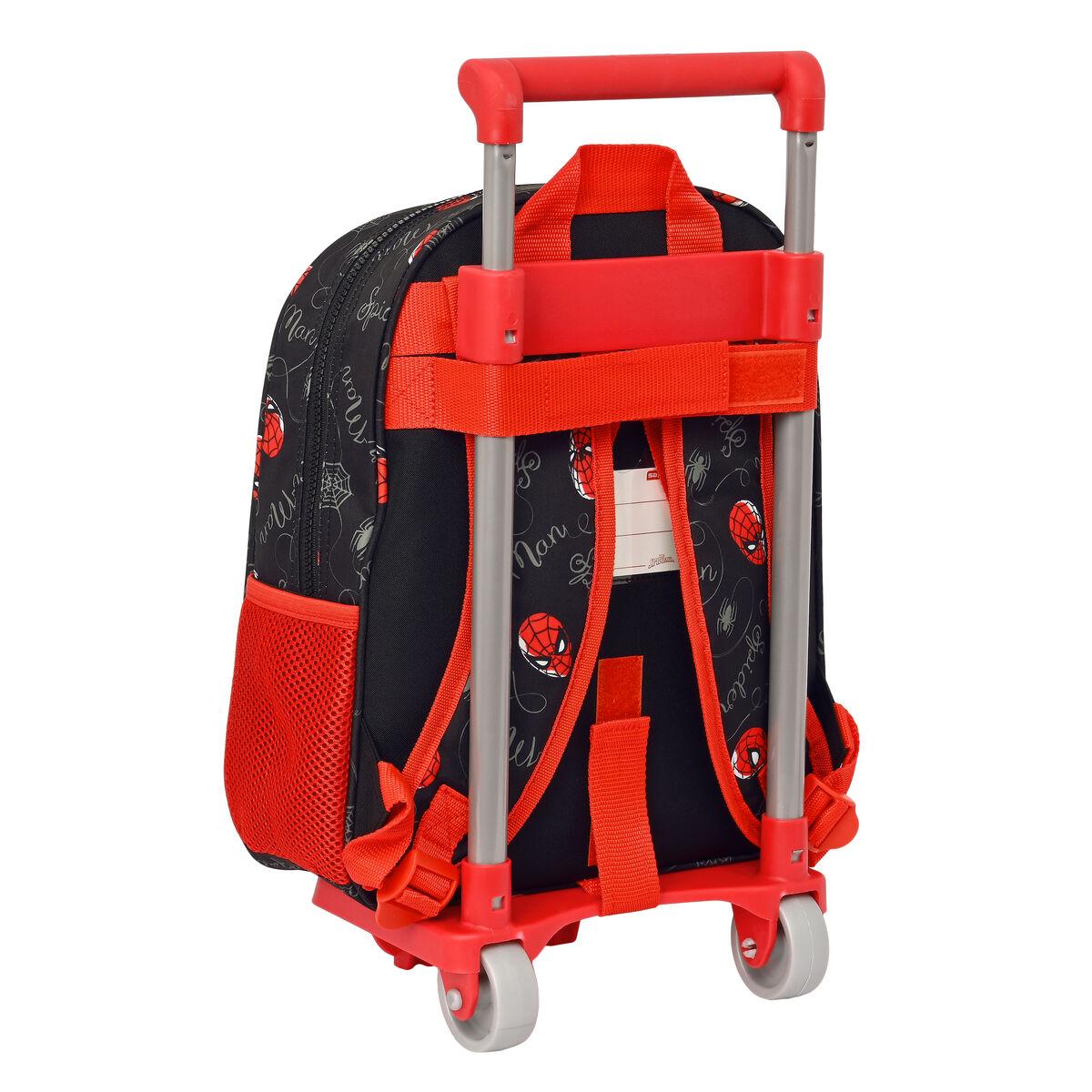 Trolley per la Scuola Spider-Man Hero Nero 27 x 33 x 10 cm