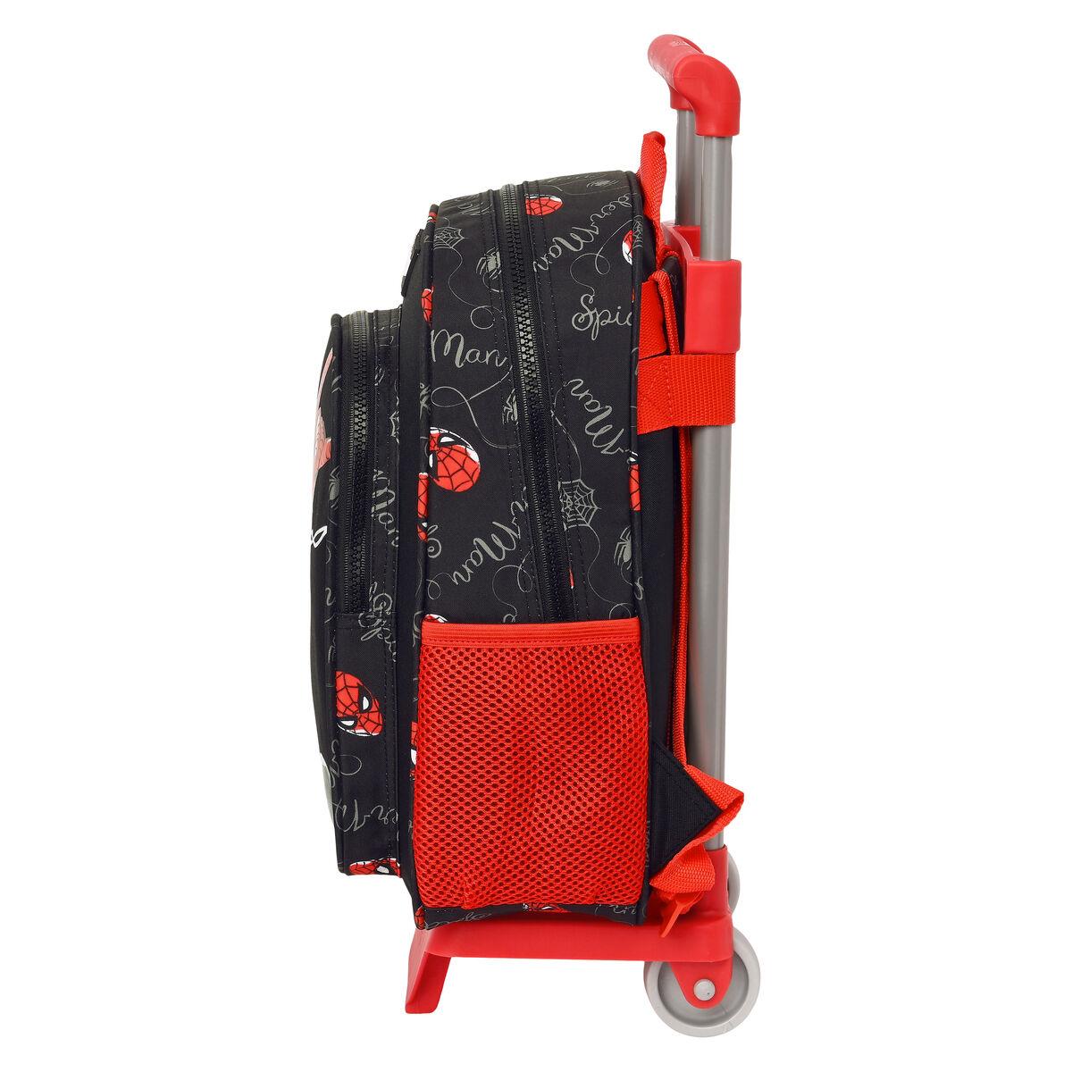 Trolley per la Scuola Spider-Man Hero Nero 27 x 33 x 10 cm