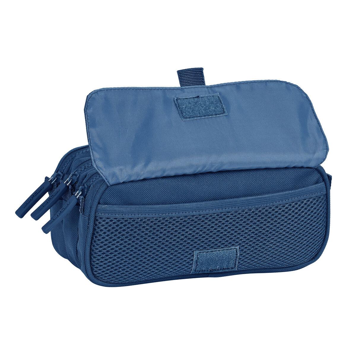 Portaoggetti Triplo Safta 21,5 x 10 x 8 cm Blu Marino
