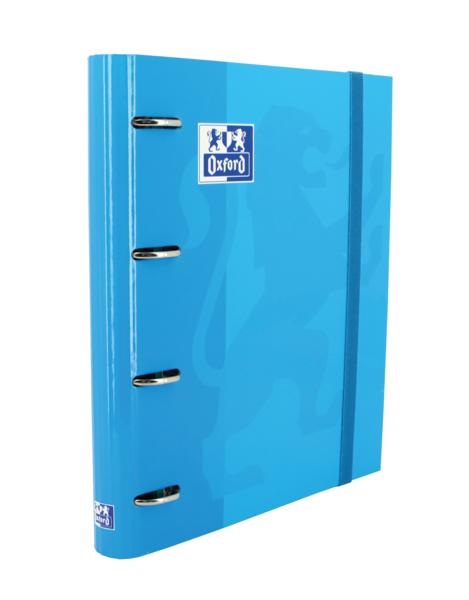 Rilegatrice europea Oxford Classic A4 - Copertina extra rigida resistente - Dorso 45mm - Anelli 4Dx35mm - Ricarica 5x5 - Colore