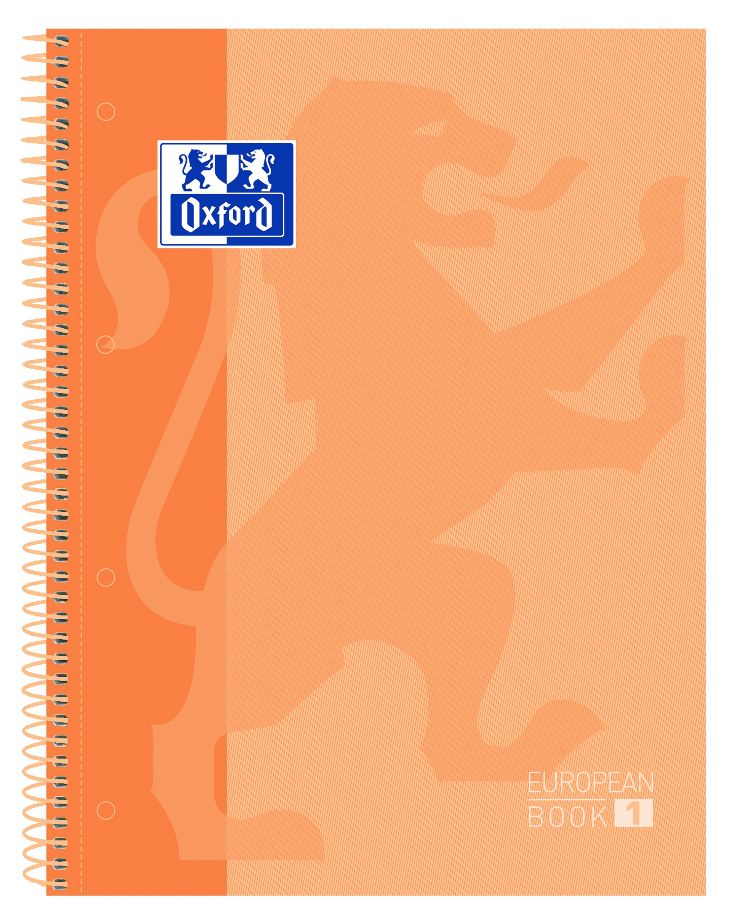 Oxford EuropeanBook1 Quaderno a spirale A4 Gardery 5x5mm - 80 nebbie - Pesci pregiati addormentata Physhop - Fascetta da pesca