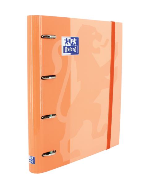 Rilegatrice europea Oxford Classic A4 - Copertina extra rigida resistente - Dorso 45mm - Anelli 4Dx35mm - Ricarica 5x5 - Colore