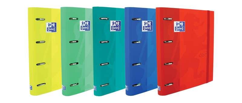 Oxford European Touch 4 Rings FORMAT FORMATO A4+ con 5x5mm e 4 perforazione Sostituire