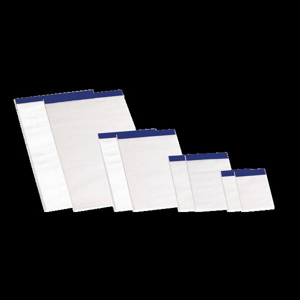 Blocco note pinzato senza copertina Enri A6 - Dimensioni compatte - 80 fogli semplici - Ideale da portare ovunque