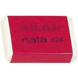 Crema di Milano 624 gomma rettangolare - plastica - morbida - non abrasiva - colore bianco