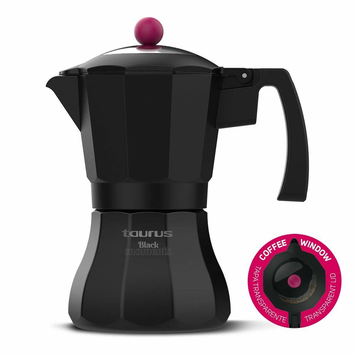 Cafettiera Italiana Taurus KCP9006I Nero Alluminio 6 Tazze