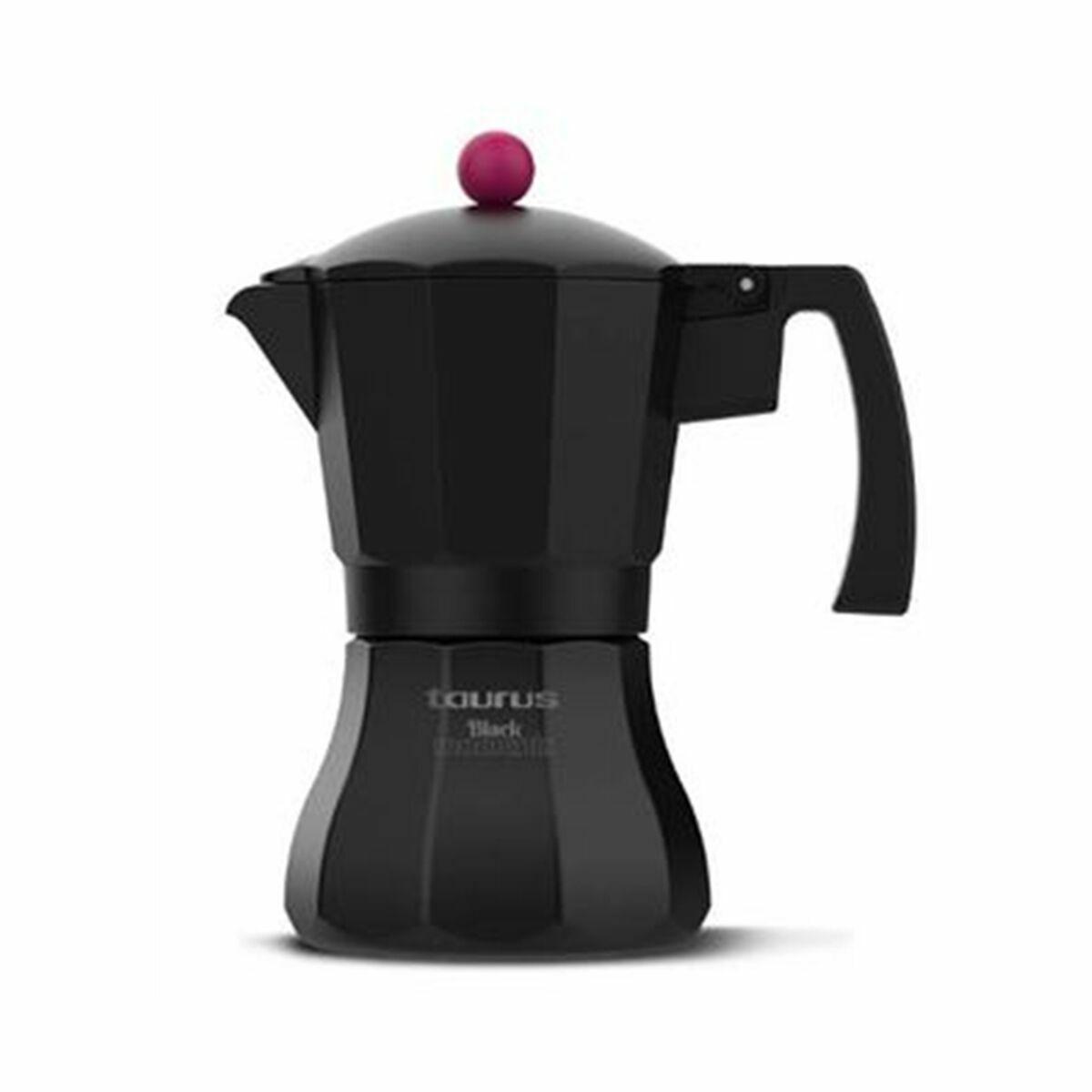 Cafettiera Italiana Taurus KCP9006I Nero Alluminio 6 Tazze