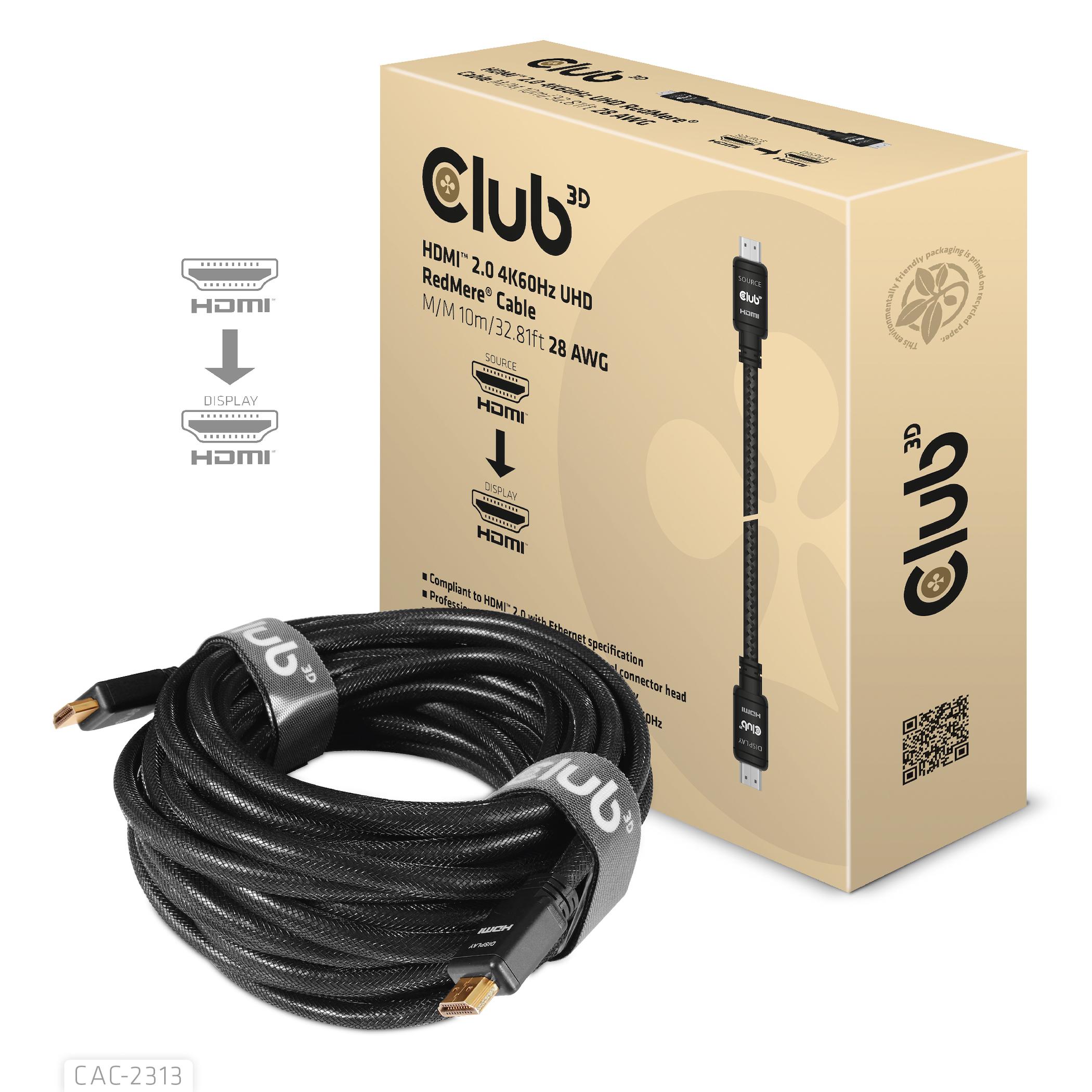 CLUB3D HDMI 2.0 4K60Hz...