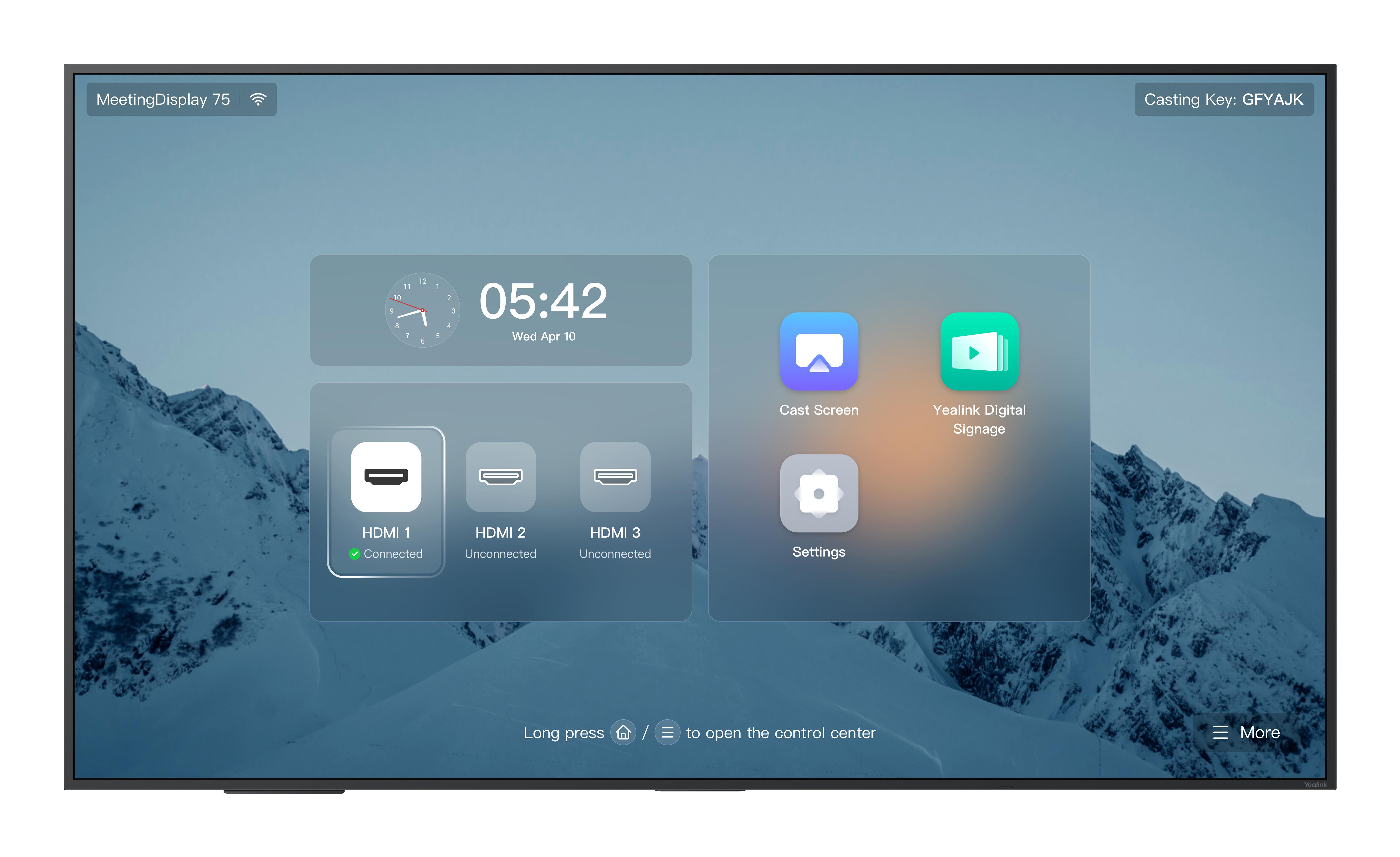Yealink MeetingDisplay 75"...