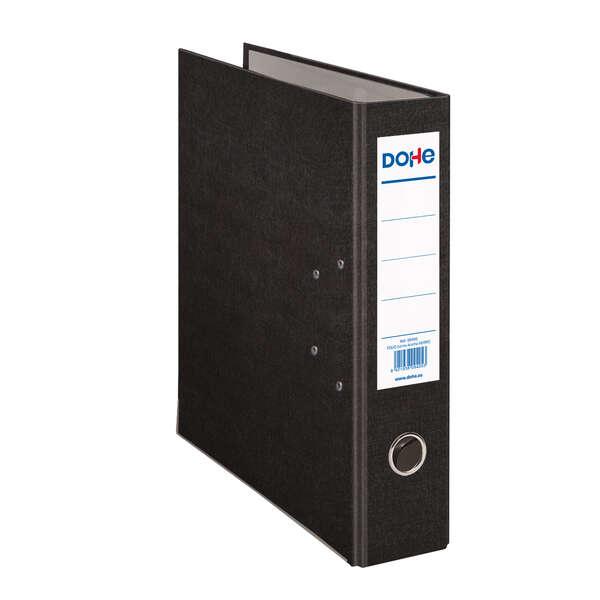 File a leva di Dohe Archicolor con rado - cartoncino - formato folio - lunghezza dorso - colore nero