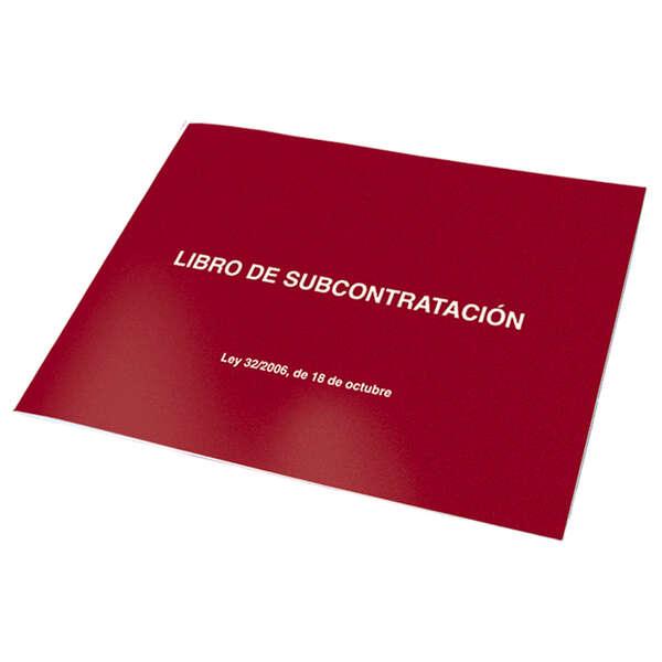 Libri Dohe Subappalto Din A4 orizzontale - 10 fogli numerati - Fogli autocopianti
