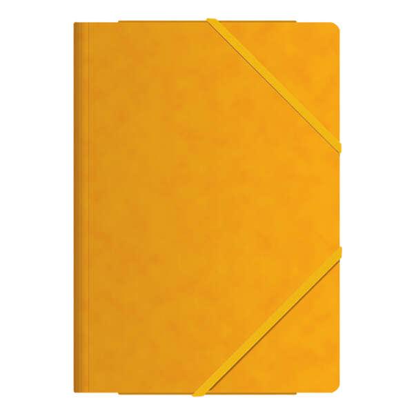 Cartelle Dohe in gomma con tre lembi - Formato Folio - Cartoncino Premium - Laminato - Chiusura in gomma piatta