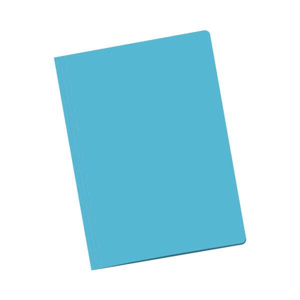 Confezione da 50 buste in cartoncino - formato folio - slot speed - colore blu