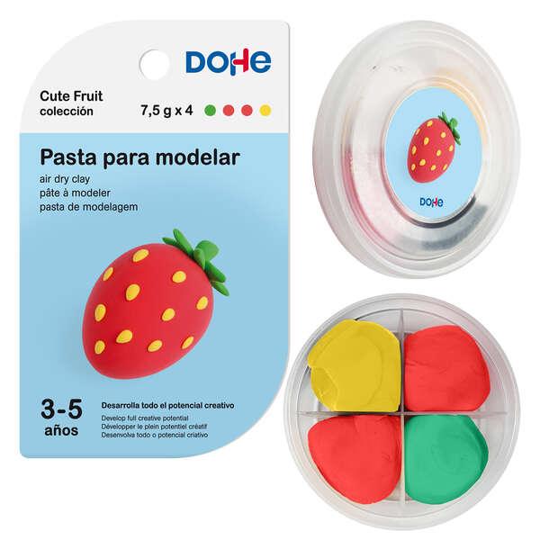 Collezione Dohe Carina pasta di frutta per modellare la fragola - leggera e flessibile - Adatto ai bambini di questi impacchi d