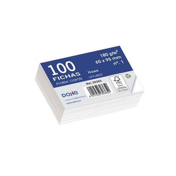 Chips di cartoncino offset Dohe bianco - 180 g - Confezione da 100 unità
