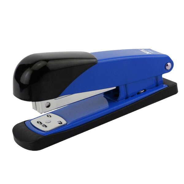 Cucitrice da scrivania in metallo Dohe - Fine a 20 foglie - Capacit 100 Graffette - Colore Nero/Blu