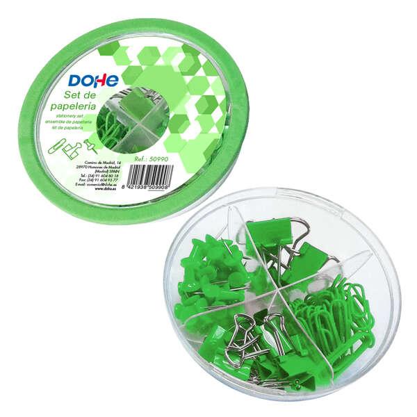 DOHE COMBA UFNI Pacchetto di accessori desking - 12 15 mm CWITS 5 cerchio di 19 mm 50 28 mm e 30 push pinsh pink green - push g