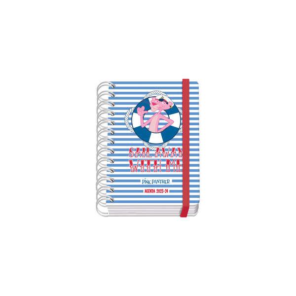 Dohe Pink Panther Sailing Agenda scolastica a spirale cablata A6 - Diametro pagina - Carta 80 g/m2 - Copertina in cartone lamin