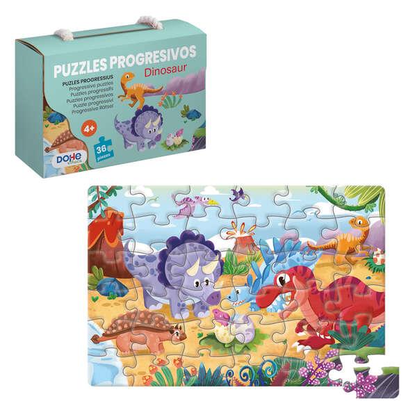 Puzzle Educativo Dohe per Bambini - 36 Pezzi - Doppio Strato di Cartone e Compensato - Stimola l'immaginazione e il ragionament