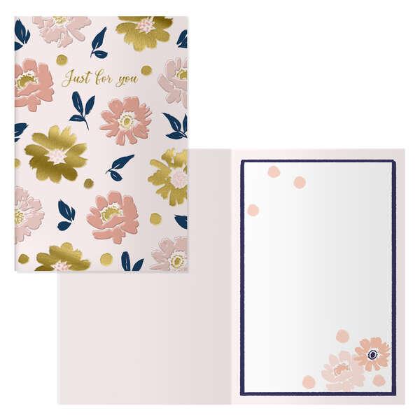 Biglietto d'auguri Dohe - 11,5x17 cm - Stampa a colori - Stampa con pellicola a colori - Stampa a secco - Carta offset bianca d