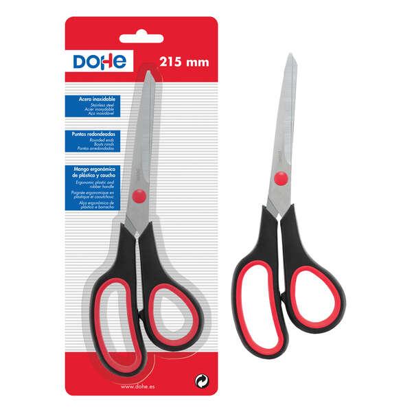 Forbici Dohe in acciaio inossidabile - Punte arrotondate - Manico ergonomico in plastica e gomma - Blister individuale