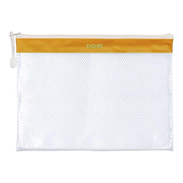 Borsa con cerniera Dohe in PVC - 32x24 cm - Ideale per documenti A4