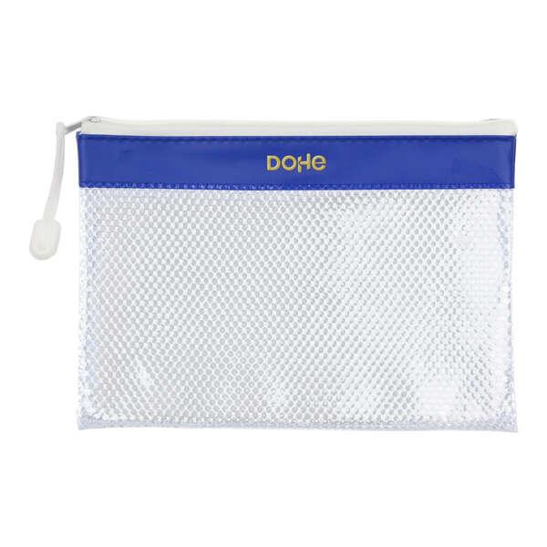 Borsa con cerniera Dohe in PVC - 24x175 mm - Resistente all'acqua - Ideale per documenti A5