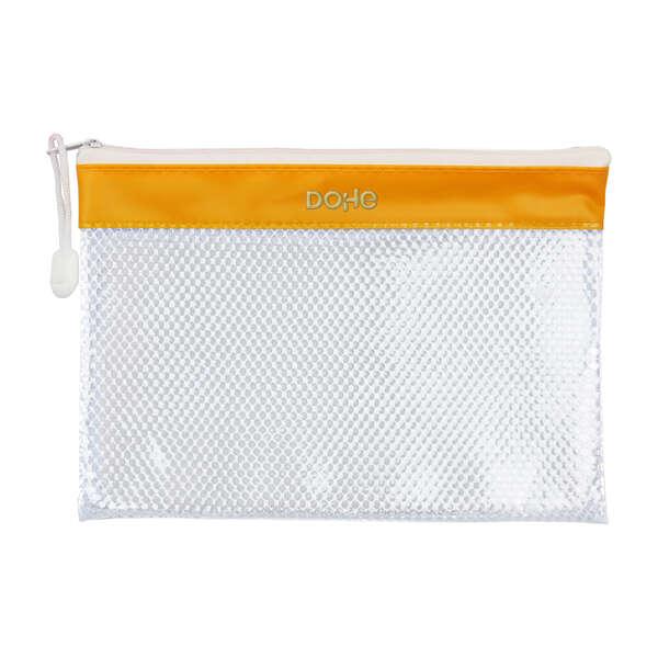 Borsa con cerniera Dohe in PVC - 24x17,5 mm - Resistente all'acqua - Ideale per documenti A5