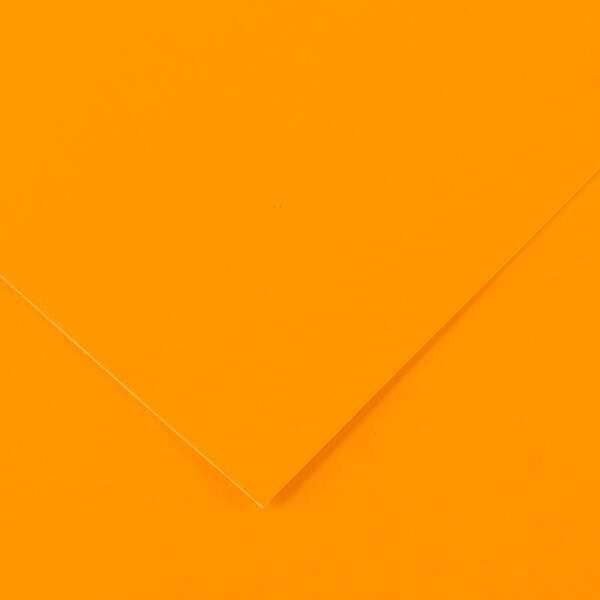 Canson Guarro Confezione da 25 cartoncini Iris A4 185G - 50x65cm - Colore arancione fluo