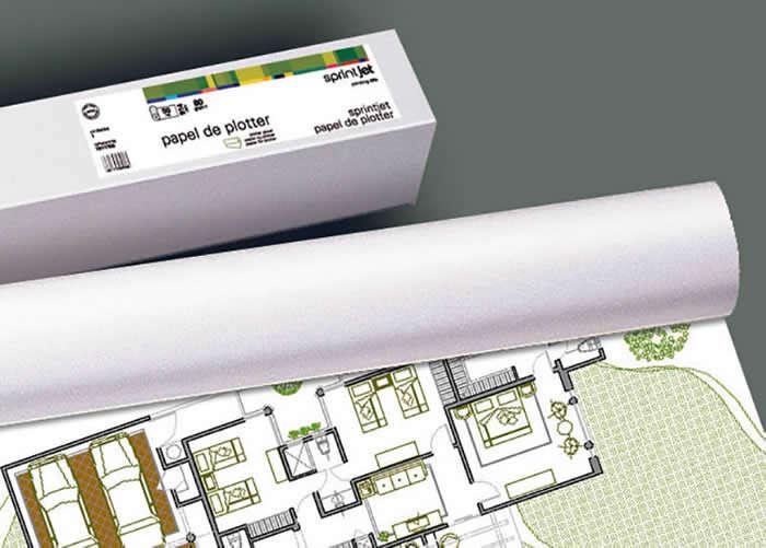 Carta Fabrisa Plus per plotter 80GR - Formato 610mm x 50m