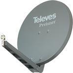 Teles S85QSD-G. Gamma di frequenza di ingresso: 10,7 - 12,75 GHz, rinforzo DBI (con cavo dell'antenna): 39,5 DBI. Diametro: 85