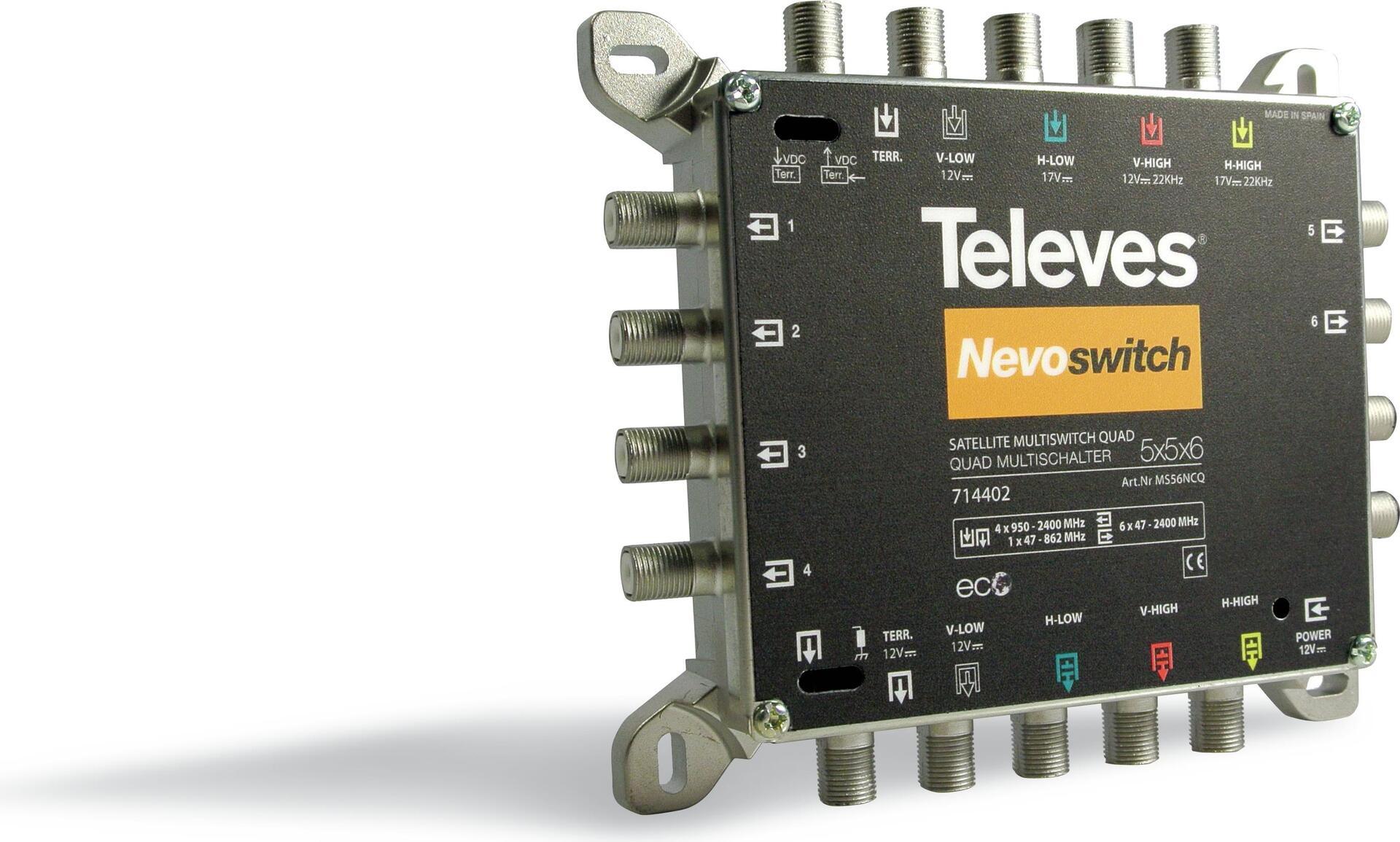 Televisori MS56NCQ Distribuzione satellitare 5 Ingni 6 Output (MS56NCQ)