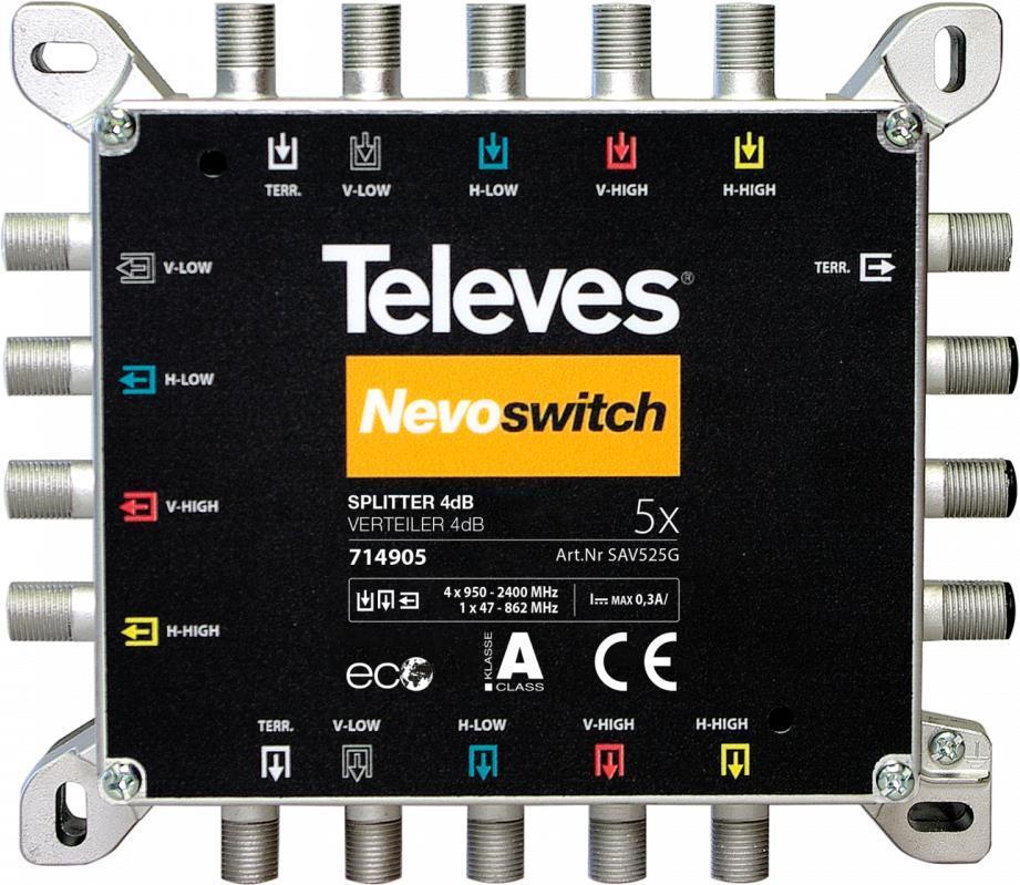 Televisori 714905 Distribuzione Satblock 5 Ingni 10 uscite (714905)