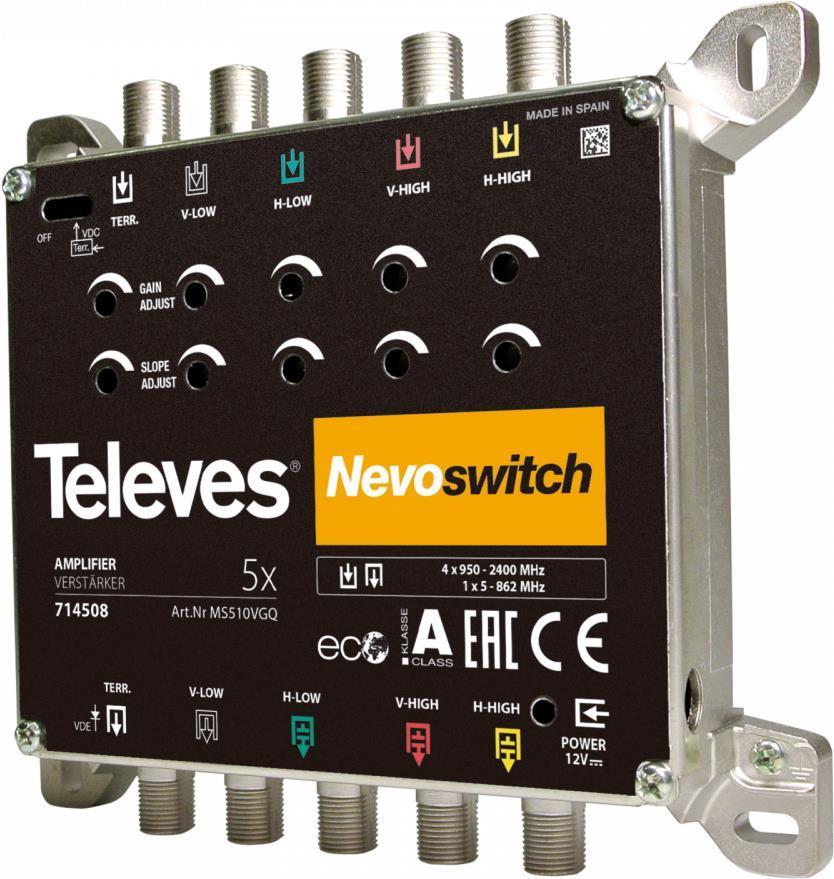Teles 714508 Distribuzione satellitare 5 Immettere 5 uscite (714508)