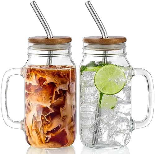 Asobu - Tazza in vetro in acciaio inossidabile Moonshine con motivo grigio