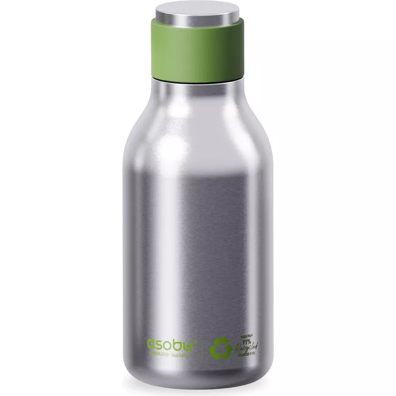 Asobu - Borraccia Mini Jug in acciaio inossidabile da 1 litro menta
